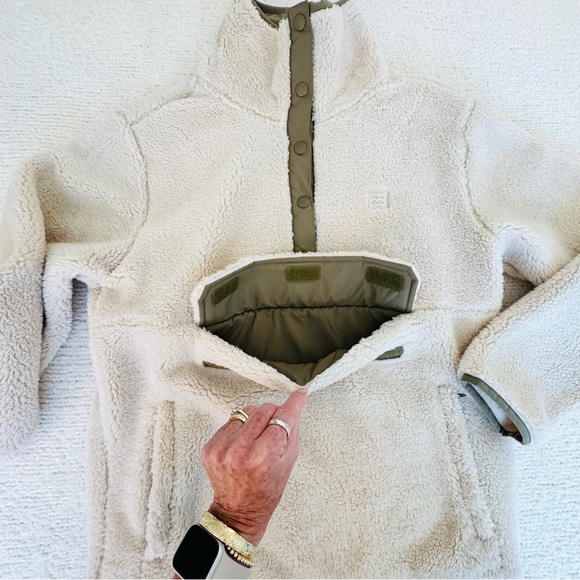 Billabong A/DIV Switchback Sherpa Fleece Sweatshirt M - Picture 6 of 16